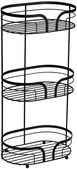 Showerdrape Dante Black Floor Caddy
