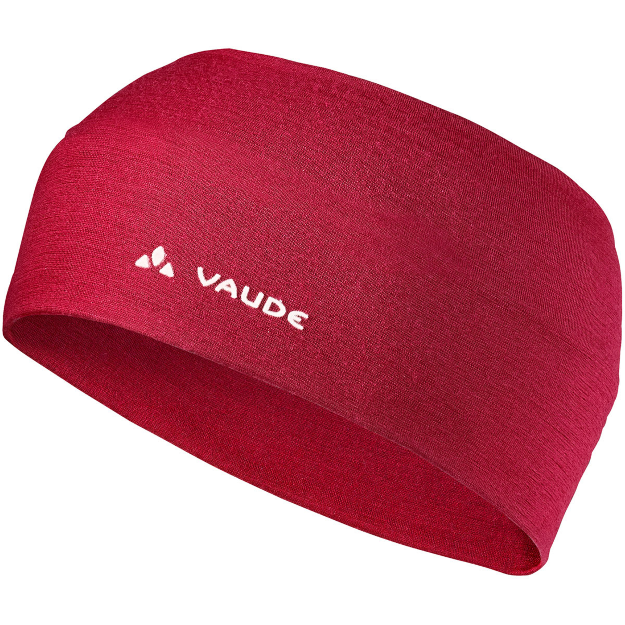 Vaude Cassons Merino Stirnbänder rot Trekking Geruchsneutralisierend Merinowolle