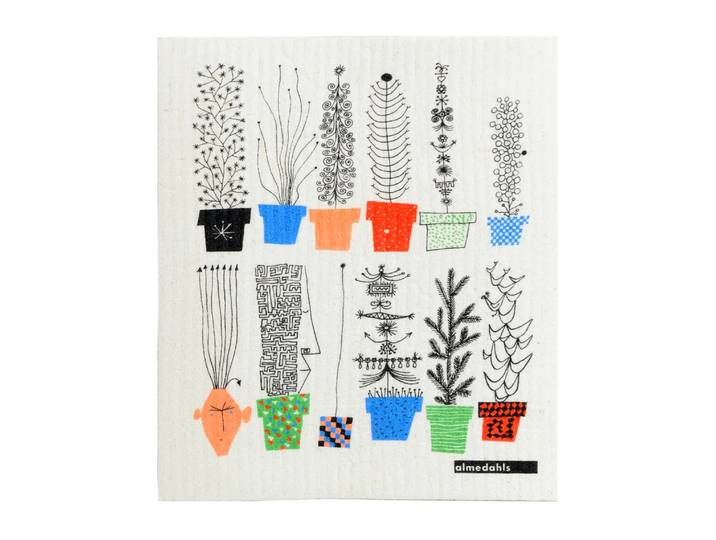 Almedahls Lavette étagère à fleurs italienne 18x20 cm Multi