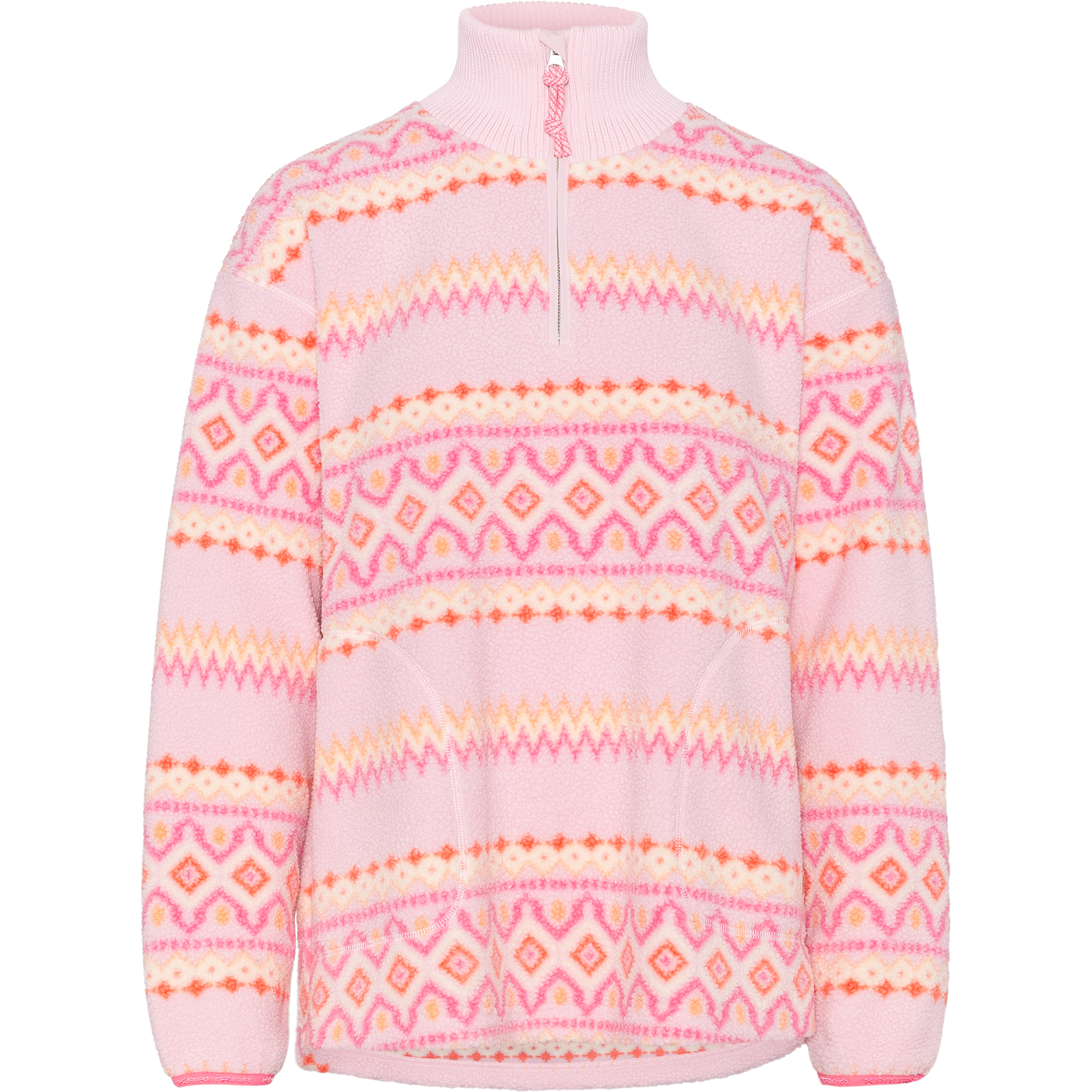 Kari Traa Ruthie Half Zip Damen Pullover rosa Größe XS Lifestyle Atmungsaktiv