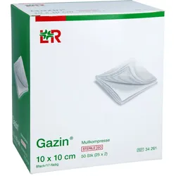 Gazin Mullkompresse 10x10 cm steril 8fach Medi-Spezial