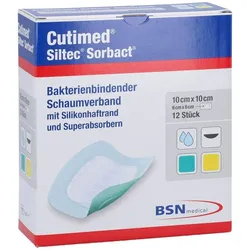 CUTIMED Siltec Sorbact PU-Verb.10x10 cm