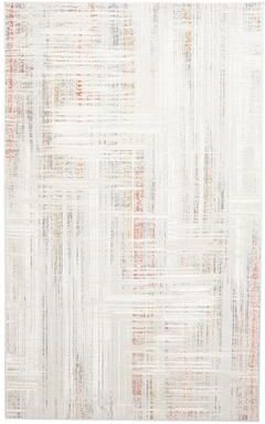ECARPETGALLERY Machine Made Quinn Grey Area Rug