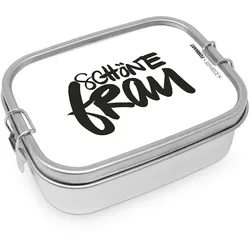 Lunchbox Schöne Frau aus Edelstahl