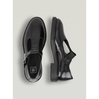 Loafer G-STAR "Vacum MJ Lea Schuhe", Damen, Gr. 41, schwarz, 100% Leder, Schuhe Loafer