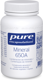 Pure Encapsulations Mineral 650A Combinação de Minerais 90 cápsulas