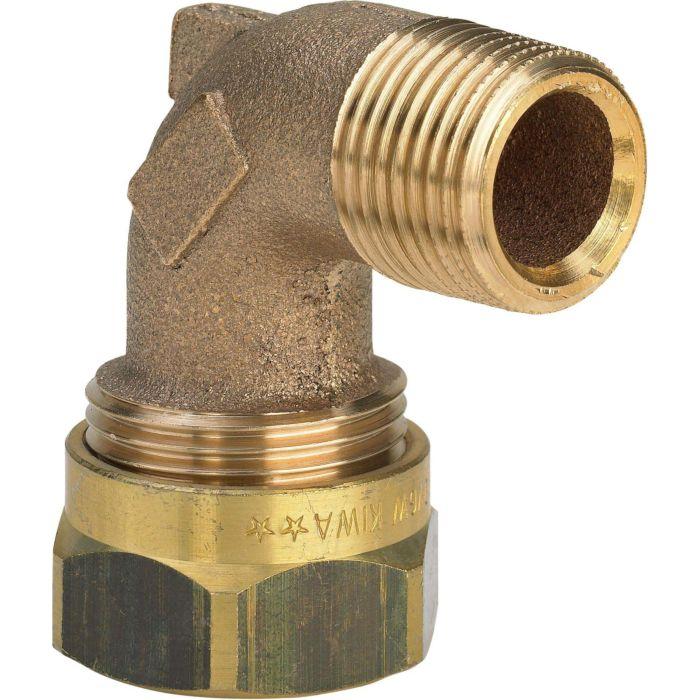 Viega Winkelverschraubung 101954 16mmxR 1/2, Rotguss, winklig
