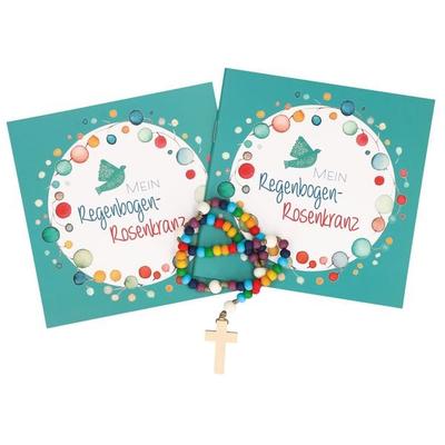 Geschenkset - Mein Regenbogen Rosenkranz