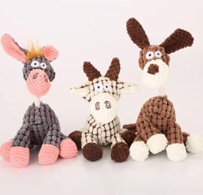 Uplifted Finds Ultra Soft Animal Series Squeaky Plush 3 Pcs