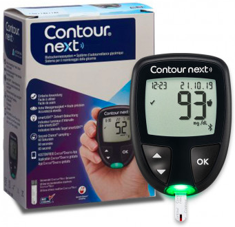 ASCENSIA DIABETES CARE ITALY Ascensia, Contour Next Glucometro Misuratore Glicemia, 1 pezzo