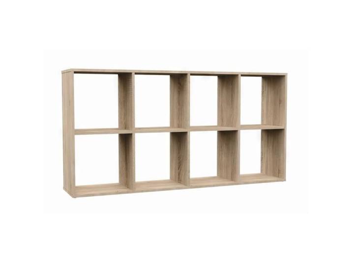 MARION - Étagère modulable 8 cubes - Bibliothèque 8 cases - 147x30x75 cm - Meuble de rangement