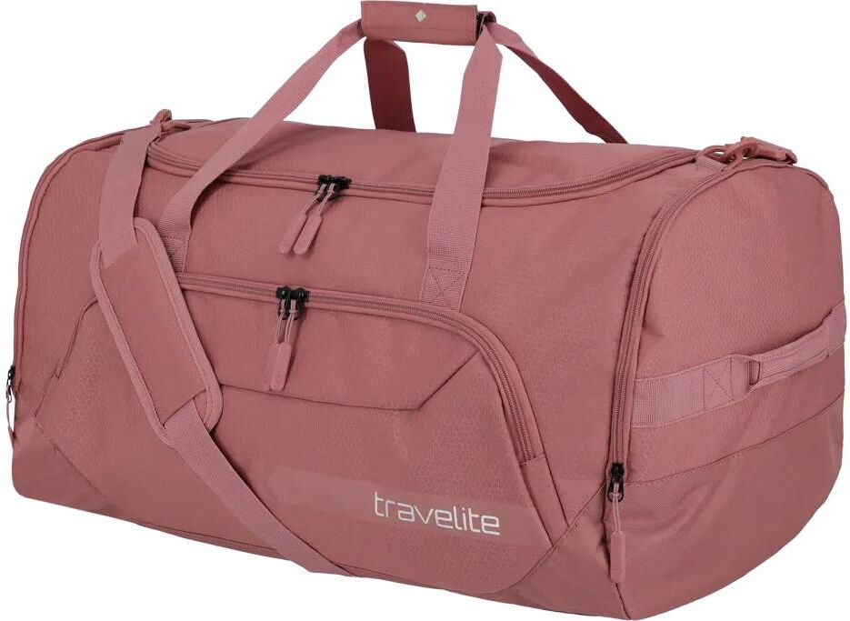 Freizeitrucksack TRAVELITE "KICK OFF, verschiedene Grössen und Farben", rosa (rose), Rucksäcke, Herren, B/H/T: 60cm x 34cm x 36cm, Polyester, unifarben, Freizeitrucksack, Reisegepäck Sporttasche Freizeittasche mit Aufsteckfunktion, B:60cm H:34cm T:36cm ro