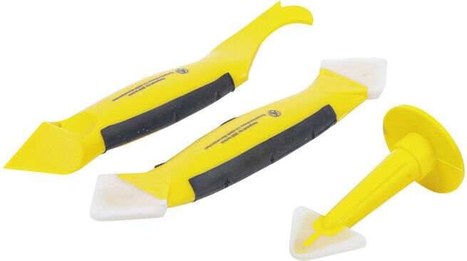 Décolleur de joint silicone et jeu de spatules 3 pièces BGS Do it yourself (85213)