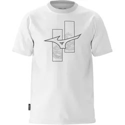 Mizuno Athleticwear RB T-Shirt Herren 01 - white S