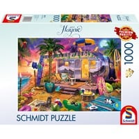 Jeff Haynie: Mit dem Wohnwagen am Meer, Puzzle 1000 Teile