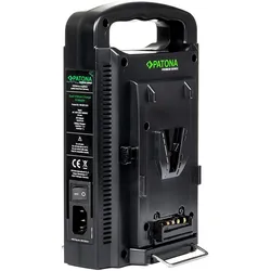 Patona V-Mount Dual (Kamera Akku Ladegerät), Kamera Stromversorgung, Schwarz