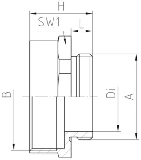 jacob MS-Erweiterung M16M20 galv. vernickelt (M16M20/FR)