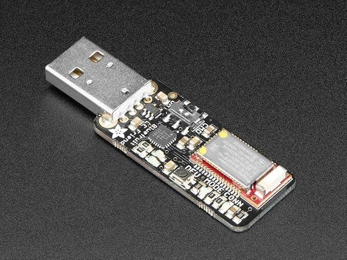 Unknown Adafruit Bluefruit LE Sniffer Bluetooth Low Energy BLE 4.0 nRF51822 Firmware Version 2