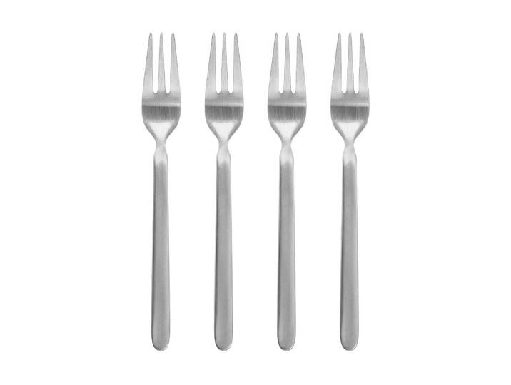 Kuchengabel BLOMUS Stella 4 Stück , silber (silberfarben), Edelstahl, Essgabeln, Kuchengabel