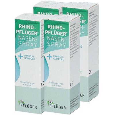 Rhino-Pflüger Nasenspray + Mineralkomplex x4 4x15 ml