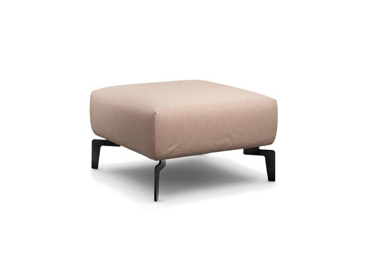 Sensoo Hocker Cosy, Rosa, Metall, 70x70x46 cm, Stoffauswahl, Wohnzimmer, Hocker, Sitzhocker