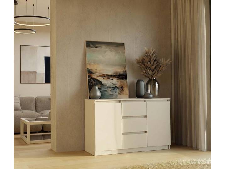 Kommode modern 2 Türen 3 Schubladen funktionales Design