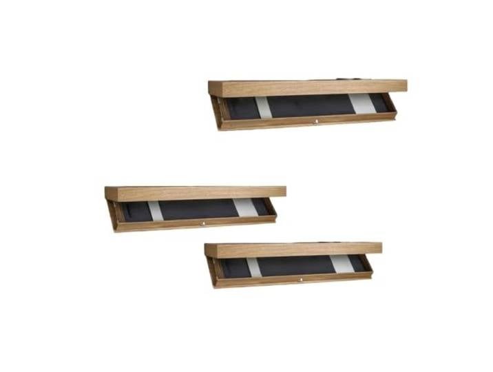 GBMITING Wandboard mit Geheimfach,Regal mit Geheimfach Geheimfach, schwebendes Regal mit verstecktem Fach, Aufbewahrungslösung, for Wohnzimmer oder Büro(Wood,3PCS)