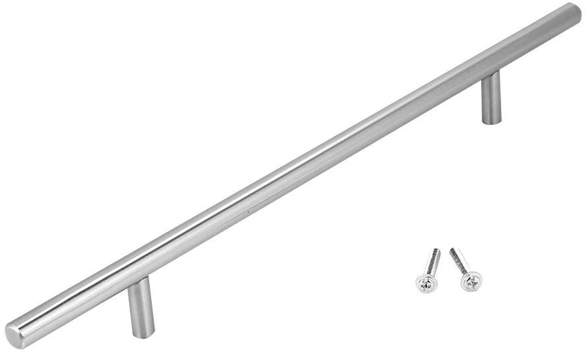 Allecto Roestvrijstalen T-bar Kastgrepen 350mm - Modern Design voor Keuken en Meubels