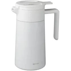 Hario Serwer termiczny z ceram. powłoką biały 600ml, Thermoskanne, Weiss