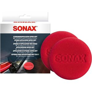 Sonax Handpolierschwamm 04171410, SchwammApplikator Super Soft, für Lackversiegelungen, aus Schaumstoff, 2 Stück
