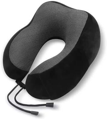 Uplifted Finds U Shaped Memory Foam Travel Pillow With Neck Support black