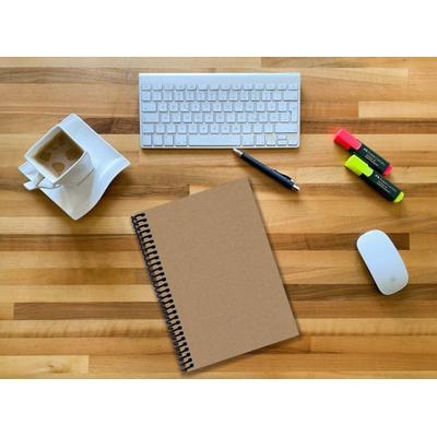 A 4 Notizbuch Luxury 80 Seiten MUSKAT Designerecycling, liniert