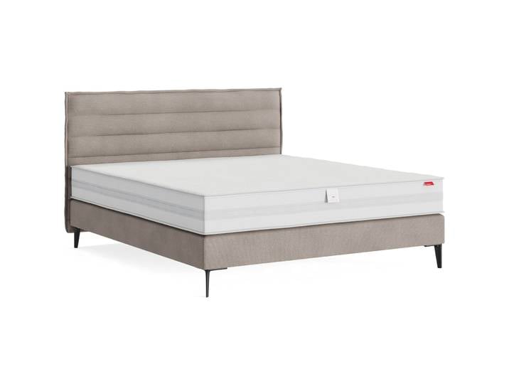 Boxspringbett Cloud Bermuda - Taupe 100 180 x 200 cm - Möbel Konfigurator: Traummöbel individuell zusammenstellen