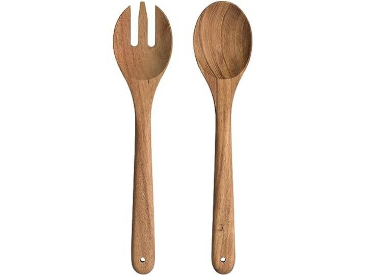 LEONARDO HOME 023076 Couverts à salade Bois