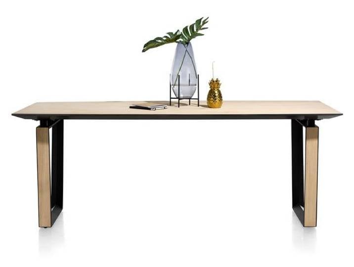 XOOON Darwin Esszimmertisch Eiche/Metall Natur/Black
