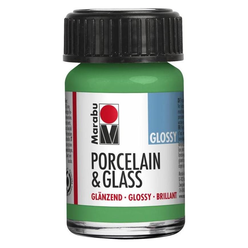 Marabu Glas- und Porzellanfarbe 158 Apfel, 15 ml (15 ml) (11150039158)