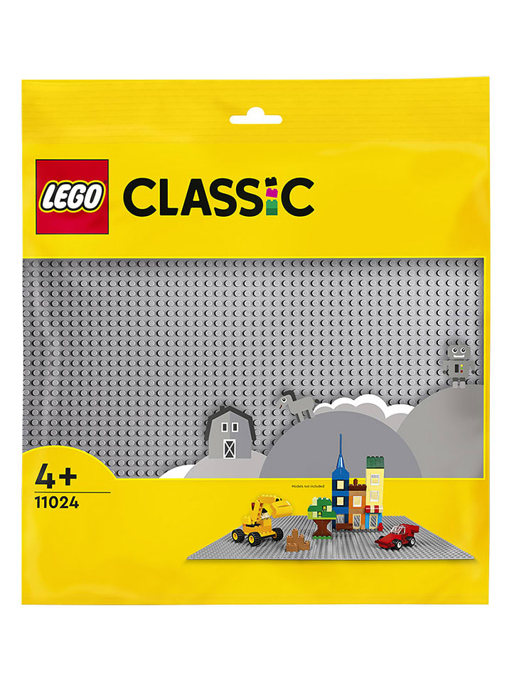 LEGO® Classic: Graue Bauplatte - ab 4 Jahren - onesize