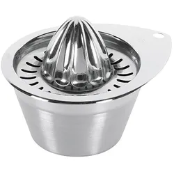 RÖSLE Zitronenpresse Edelstahl 0,5l - silber