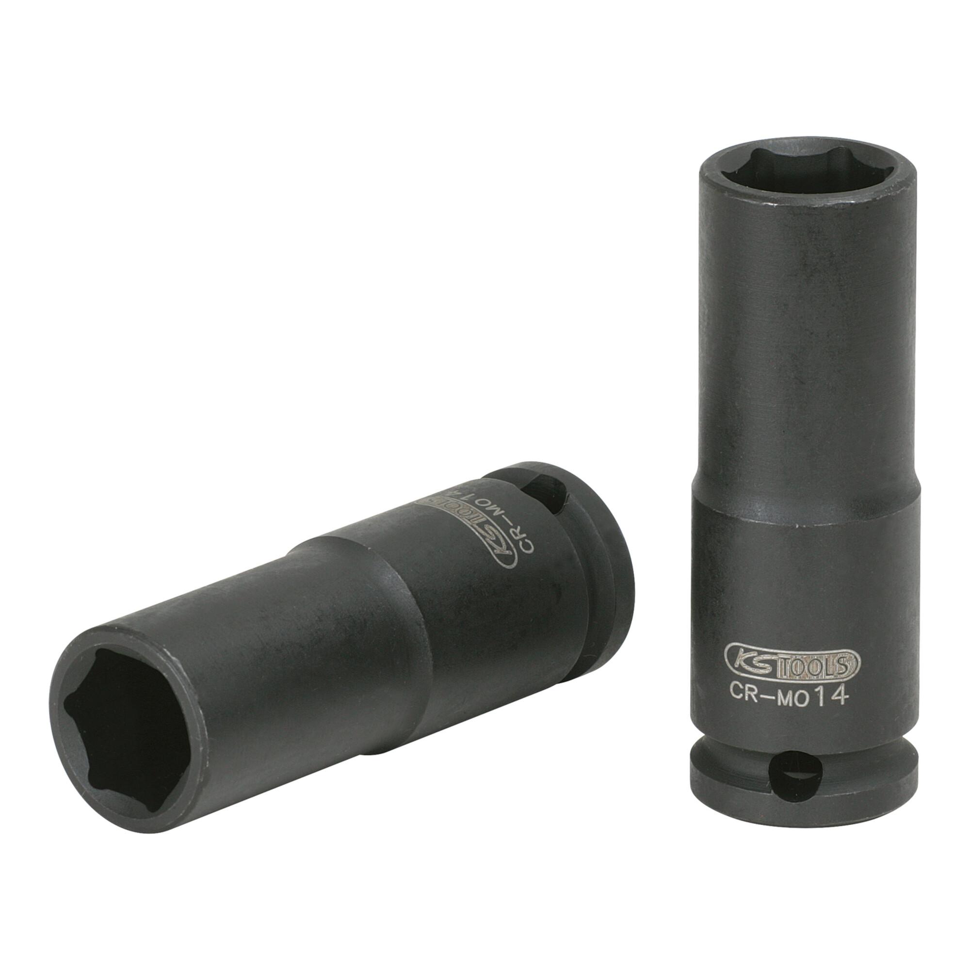 KS Tools 3/8" Sechskant-Kraft-Stecknuss, lang, 9mm (515.1609)