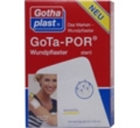 Gothaplast GmbH GOTA-POR Wundpflaster 5x7,2 cm steril 5 St 04473267