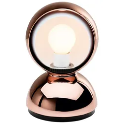 LED-Tischleuchte Eclisse Artemide kupferfarben rosa, Designer Vico Magistretti, 18 cm