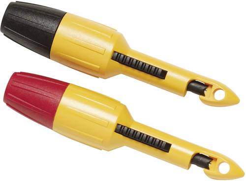 Fluke TP81 Prüfspitzen-Set Buchse 4mm CAT I Rot, Schwarz 1St.