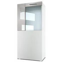VITRINE Movie Absetzungen in Sandgrau Hochglanz