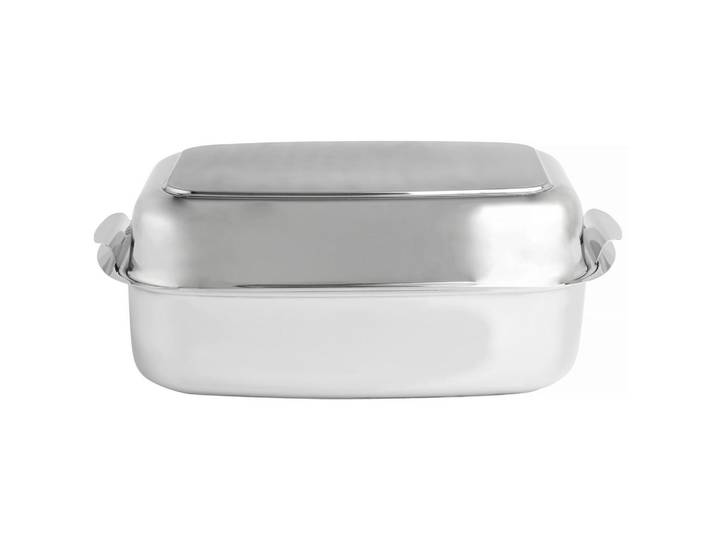 Kelomat Bräter, Silberfarben, Metall, 8 l, rechteckig, 24.5x15.5x36 cm, backofengeeignet,backofengeeignet, Kochgeschirr, Töpfe, Bräter