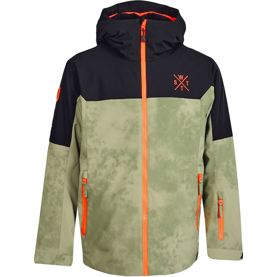 Watts Herren Skijacke XGAMMA acid wash olive - M