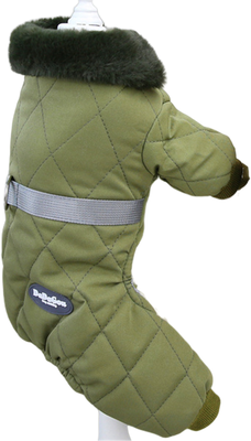 Retailers Go Thicken Warm Dog Jumpsuit, Waterproof Winter Pet Dogs Clothes, Hoodie Puppy Overalls, Chihuahua Coat, Poodle Jacket green xl