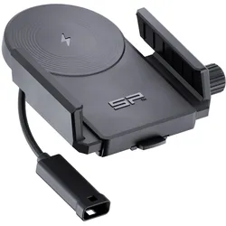 Sp Connect Universal Charging Phone Clamp SPC+ inkl. USB Kabel 15W schwarz, Smartphone Halterung, Schwarz