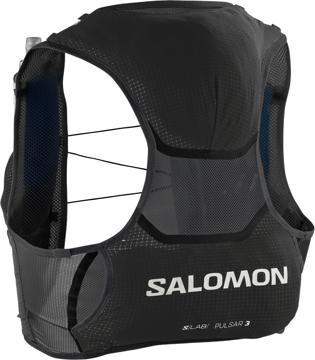 Salomon S/LAB Pulsar 3 Laufweste Unisex Black-white Gr. M
