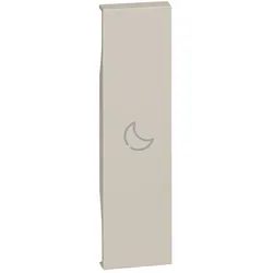 Legrand KM01MHBED LivingNow 1-mod. Tastenabdeckung für MyHome mit Symbol ”Nacht”, Farbe Sand