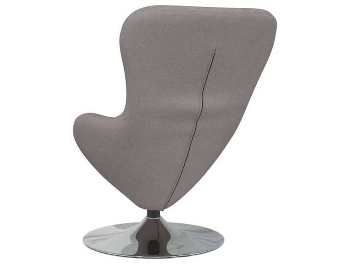 Taupe Fauteuil œuf 1 personne Taupe 63x73x90 cm - Fauteuil Simple - Tissu respirant - tissu 58983873